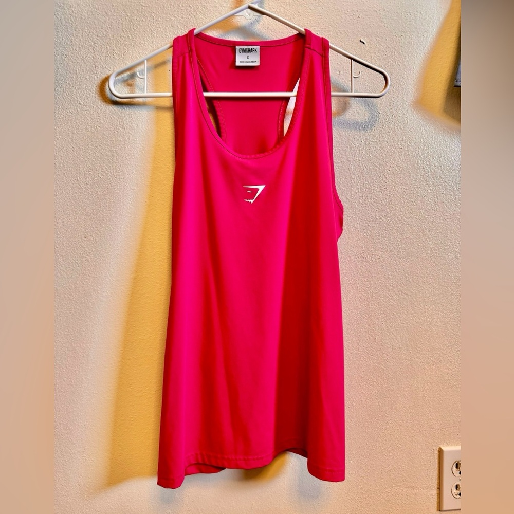 Hot Pink Gymshark Tank